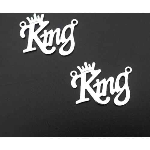 Stainless Steel King Connectors Diy Jewelry Making Findings Component For Bracelet 30 pcs a lot Wholesale