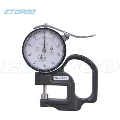 0-10x30mm Dial Thickness Gauge Leather Thickness tester thickness meter