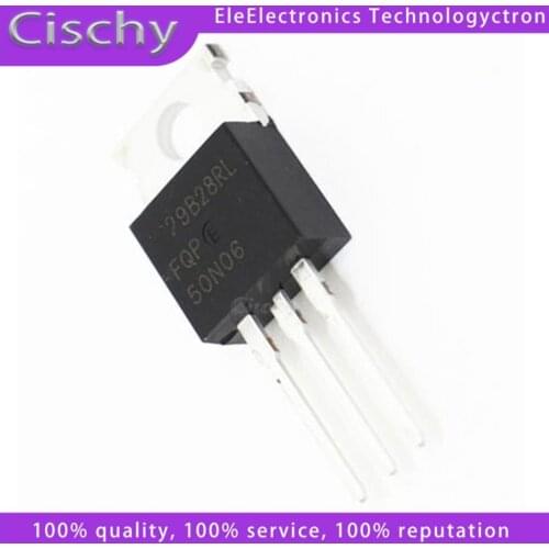 10pcs FQP50N06 TO220 RFP50N06 50N06 50A 600V MOSFET TO-220 In Stock