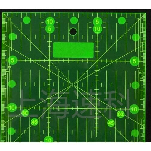 12.5*12.5" Square MADE IN JAPAN Of Styles Quilting Tools Lighting Ruler School Stationery Supplies Tailor for pfaff bernina elna