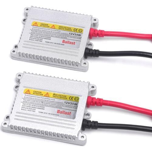 2pcs 12V xenon hid ballast 35W OEM Digital electronic hid slim Bi Xenon ballast 35w D2S ballast for HID kit xenon H7 H4 H1
