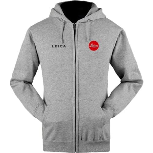 2021 Leica logo zipper sweatshirts coat custom 4S shop zipper hoodie jacket