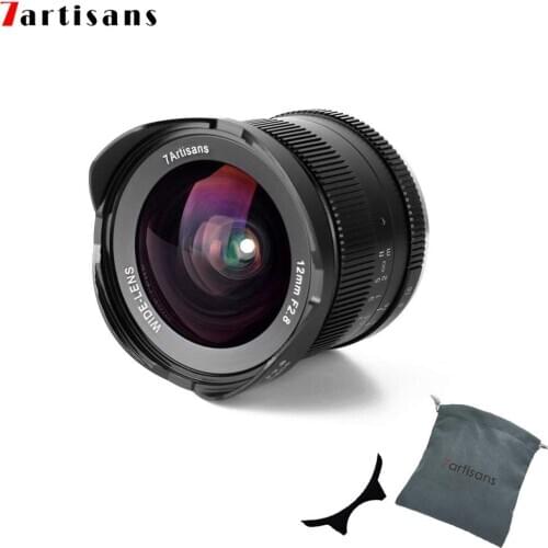 7artisans 12mm f2.8 Ultra Wide Angle Lens for Sony E-mount APS-C Mirrorless Cameras A6500 A6300 A7 Manual Focus Prime Fixed Lens