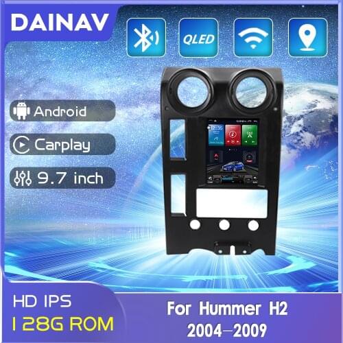 Touch Screen 2din Android Car Radio GPS Navigation For Hummer H2 2004-2009 Auto Video Player Car Multimedia Audio Tape Recorder