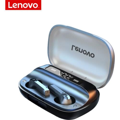 Lenovo QT81 TWS Wireless Headphone Stereo Sports Waterproof Earbuds Headsets with Microphone Bluetooth Earphones HD Call 1200mAh