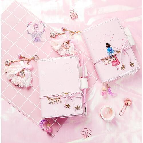 Kawaii Grid A6 B6 Notebook Agenda Planner Schedule Journals Sketchbook Dairy Personal Handbook Birthday Gift Stationery