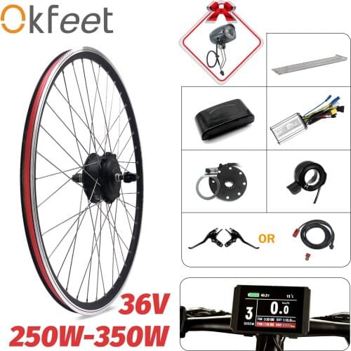 Electric Engine 26 Inch 36V 250W Rear Cassette Gear Brushless Wheel Hub Motor Cycle Set for E Bike Bicycle Conversion Kit