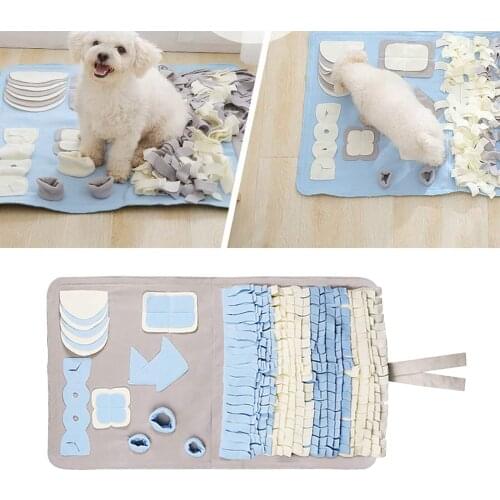 Pet Sniffle Mat Washable Dog Cat Smell Training Pad Energy Puzzle Pet Playing Toys Puppy Release Stress Training Blanket Cushion