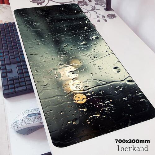 Rainy mouse pads 70x30cm esports pad to mouse notbook computer mousepad locrkand gaming mousepad gamer keyboard mouse mat