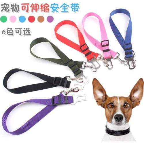 New Hot 1PC Vehicle Car Seat Belt Seatbelt Lead Clip Pet Cat Dog Safety Car Styling Accessories FreeShipping&Wholesale