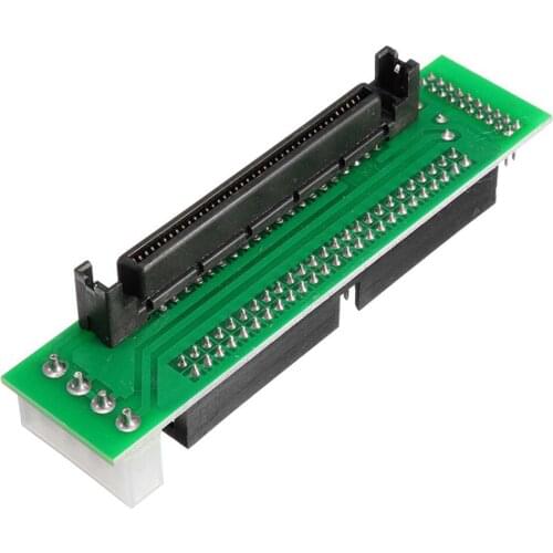 SCSI80F IDE50 SCSI SCA 80 Pin to 50 Pin IDE Converter Card Computer Hard Drive Adapter Card Module Board