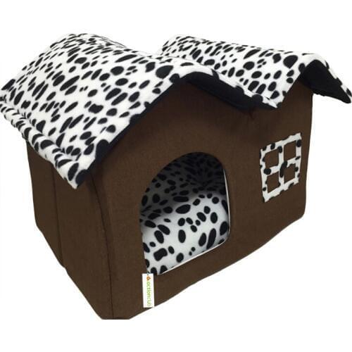 Detachable Dog House New 2018 PP Cotton Folding Dog Bed For Large Dog House With Mat Pets Product Cats House 2018 New Style