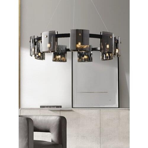 Modern Minimalist Dining Led Chandelier Creative Personality Designer Home Fixtures Luxury Living Room Round Decora Hanging Lamp