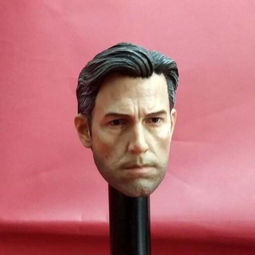 1/6 Scale Ben Head Sculpt Ben Affleck Head Carving Model for 12in Action Figure Toy Collection