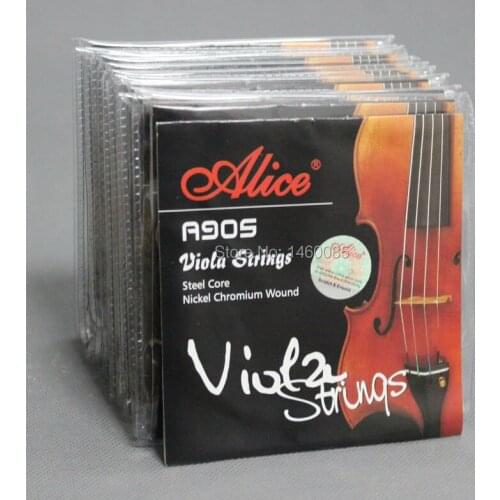 10 Sets Alice A905 Steel Core Nickel Chromium Wound Viola Strings ADGC