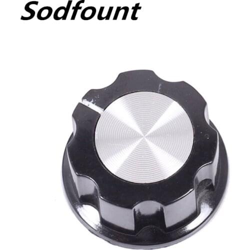 10pcs A03 Bakelite Knob Cap Potentiometer Knob Inner Hole 4mm 6mm 6.4mm (Copper)