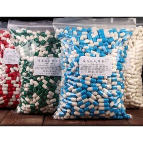 1000capsules Collagen Hyaluronic Acid Crystal Jelly Mask Eye Mask Capsule Beauty Salon Water Supplement