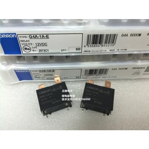 2pcs/lot New and original Relays G4A-1A-E 12VDC G4A-1A-E