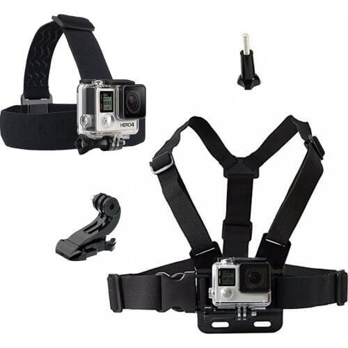 Accessories Chest Head J Mount Belt Strap for Gopro hero 4 5 SJCAM SJ4000 SJ5000 SJ5000X for Go pro Action Camera accessories