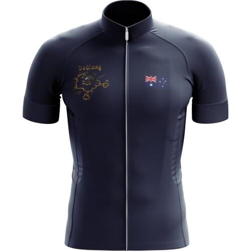 HIRBGOD Breathable Blue Cartoon Mouse Cycling Jersey Anti-Wrinkle Sweat Bike Shirt Top Outdoor MTB Bicycle Colothes,TYZ578-01