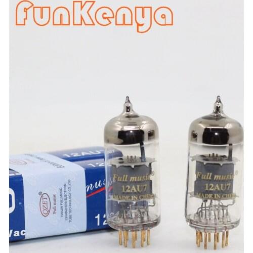 Fullmusic Gold Pins 12AU7 Tubes Replace ECC82 Low Noise Preamp Vacuum Tube 12AX7 ECC83