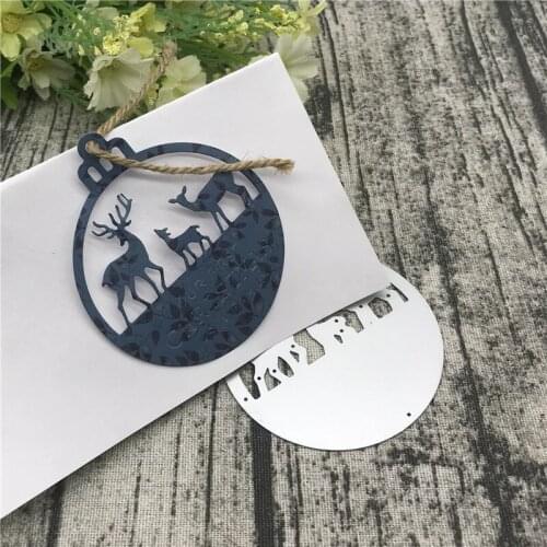 Merry Christmas deerPaper Metal Cutting Dies Stencils for DIY Scrapbooking Album Paper Card Decorative Craft Embossing Die Cuts