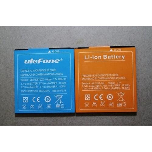 Original ulefone p6+ p92 phone battery 2800mah 3.7V for ulefone p6+ p92 T6S phone