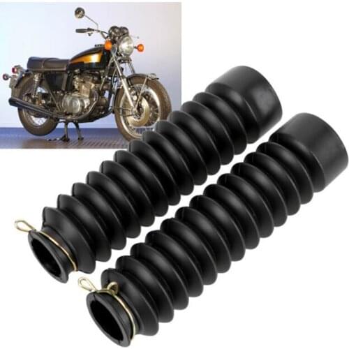 2Pcs Dustproof Motorcycle Front Fork Cover Gaiters Gators Boot Shock Protector Dust Guard For Motorcycle Motocross Bike