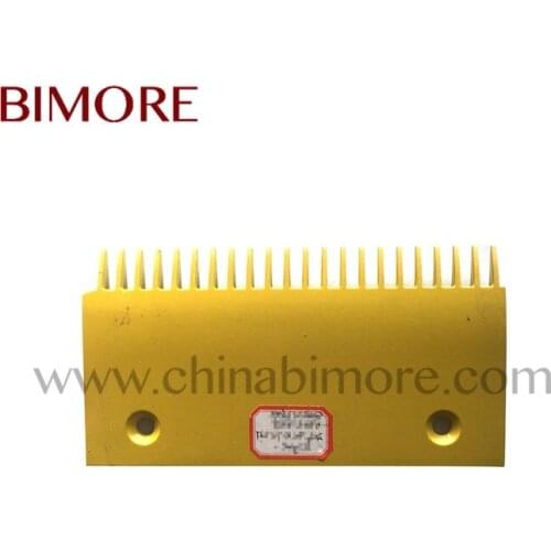 SMR313609 57431856 9300 Escalator Yellow AL Comb Length 202.9mm Width 107mm Install Size 145mm 22T Left