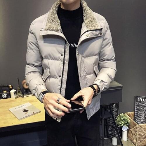 New winter Parker warmth cotton jacket with thick lamb velvet cotton jacket in 2020