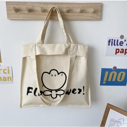 Art Graffiti Illustration Letter Print Handbag Women Casual Shoulder Bag For Women New Tote Bag Ladies Hand Bag Bolsa Feminina