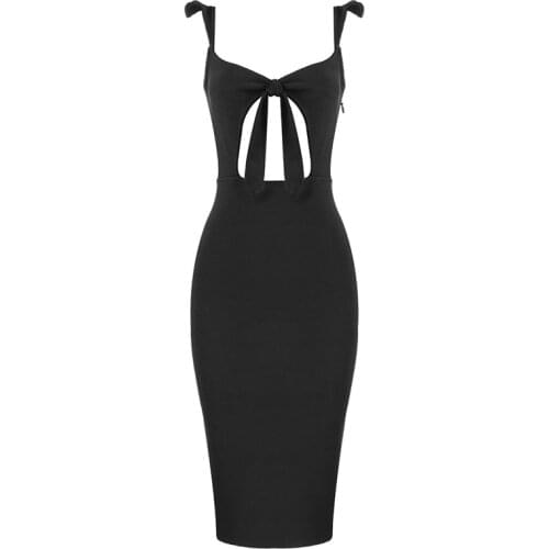 Women Bandage Dress Sexy Party Club Elegant Bodycon 2020 New Arrival Dresses Summer Autumn Ladies Clothes