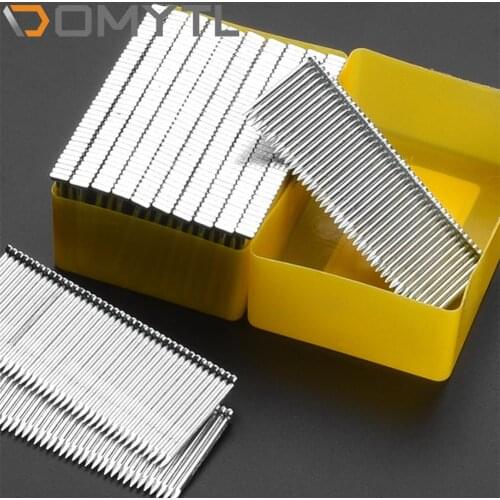 720pcs/Box Steel Nails for Electric Straight Staples Pneumatic Air Gun Cement Woodworking Tools Accessories