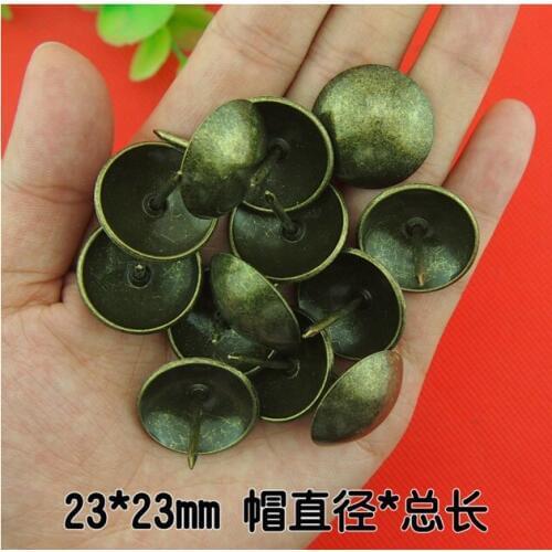 Antique Tacks Iron Decorative Upholstery Tacks bronze Bronze decorative sofa bubble nail 23mm*23mm