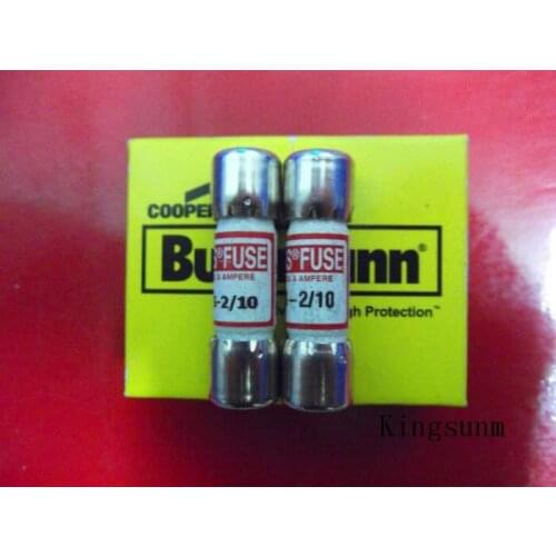Free shipping 5pcs BBS-2/10 fuse ceramic BUSSMANN 10X35 0.2A 600V genuine