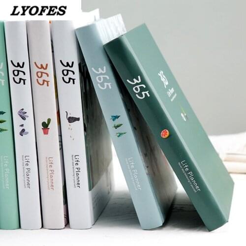 365 Days Cute List Diary NoteBook Planner Colorful Inner Page Notepad Daily Plan Yearly Agenda School Office Stationry