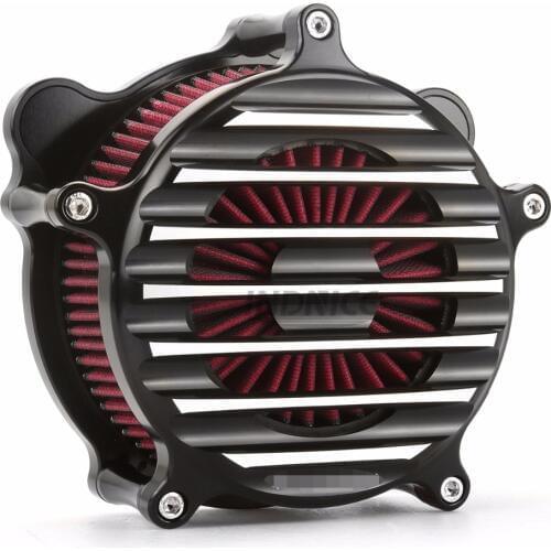 CNC edge cut Nostalgia Venturi Air intake system for harley Fat Bob FXDF air filter FLHR air intakes for harley touring 00-07