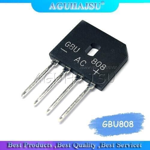 5Pcs GBU808 800V 8A power Diode Bridge Rectifier
