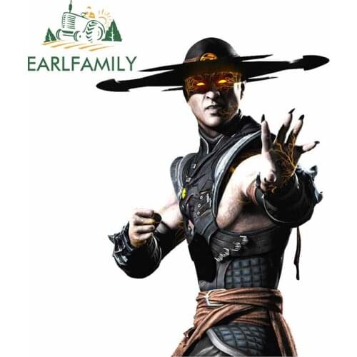 EARLFAMILY 13cm x 9.6cm for Arcade Mortal Combat Car Stickers Windshield Surfboard RV Decal Anime Cartoon Laotop Vinyl Car Wrap