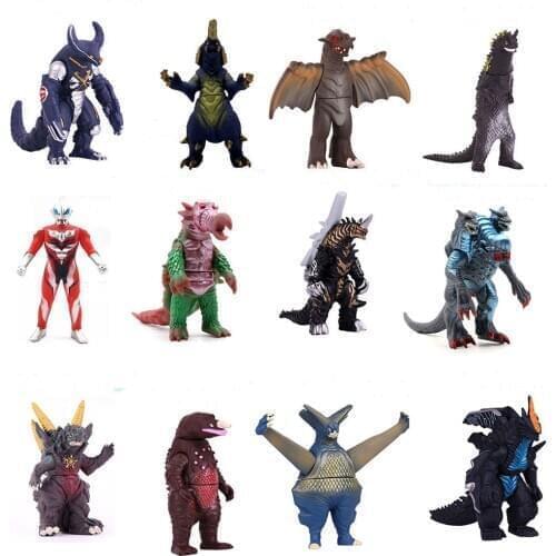Altman Anime Movie Soft Joints Movable Doll Ultraman Monsters Gojira Action Figure Model Toy