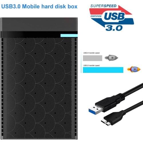USB3.0 Adapter 2.5inch SATA SSD HDD Enclosure Laptop Mobile Hard Disk Case Box high speed transmission game accessories