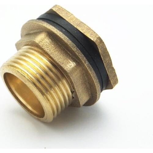 3/4" Male BSP Brass Pipe Single Loose Key Swivel Fitting Nut Water Tank Jointer Connector