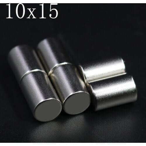 2/5/10/20/50 Pcs 10x15 Neodymium Magnet 10mm x 15mm N35 NdFeB Round Super Powerful Strong Permanent Magnetic imanes Disc 10x15