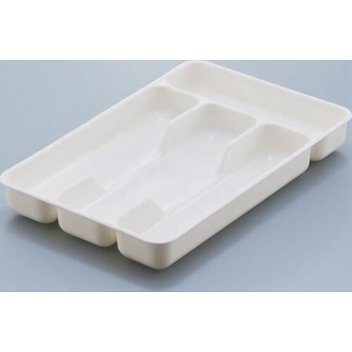 Cutlery Organizer Box Kitchen Drawer Organizer Separation Finishing Storage Box Eco-Friendly PP Tray Spoon Knife Fork