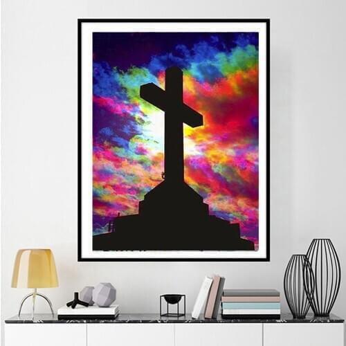 Full Square/Round 5D DIY Diamond Painting Landscape cross picture Of Rhinestone Mosaic Diamond Embroidery home decoration FG1705