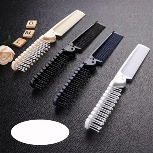 Portable Folding Pocket Combs For Men Oil Head Portable Beard Combs Hair Styling Product Combs For Man Women