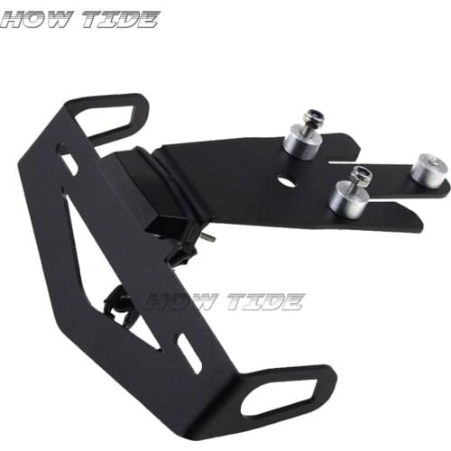 Motorcycle License Number Plate Frame Holder Bracket with Light for KAWASAKI ER-6N ER-6F NINJA 650 ER6N ER6F ER6N
