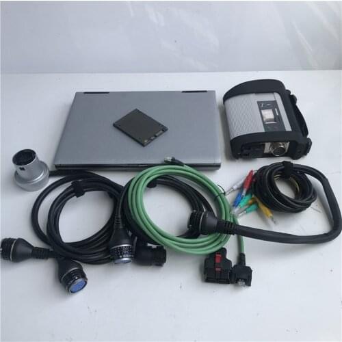 SD Connect C5 V06/2021 X-entry MB Star C4 MB Sd C6 DOIP Protocol + Used Laptop D630 Plus SSD for MERCDES Auto Diagnosis Tool