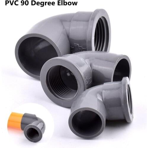 1-3Pcs 20-32mm to 1/2-1" inch Female Thread UPVC Pipe Adapter Garden Irrigation Fittings PVC Elbow Plumbing System Accessory