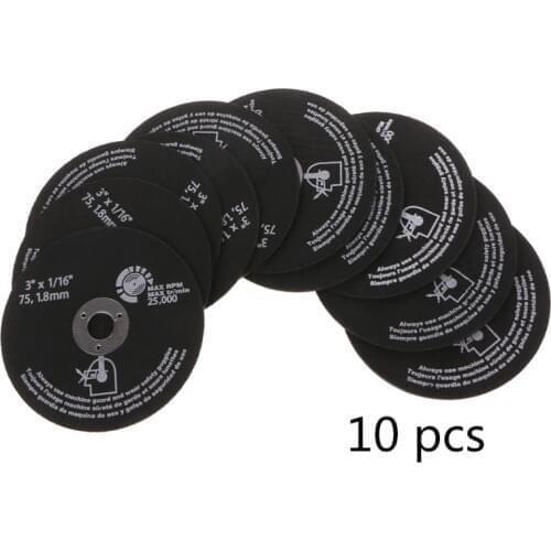 10pcs Circular Resin Grinding Wheel Saw Blades Cutting Wheel Disc For Metal Cutting